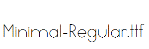 Minimal-Regular.ttf