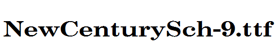 NewCenturySch-9.ttf