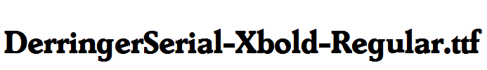 DerringerSerial-Xbold-Regular.ttf