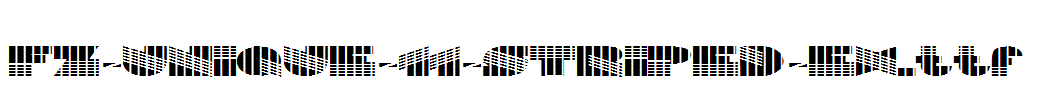 FZ-UNIQUE-11-STRIPED-EX.ttf