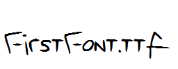 FirstFont.ttf