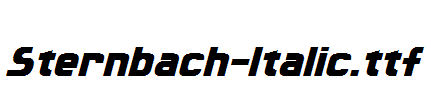 Sternbach-Italic.ttf