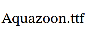 Aquazoon.ttf