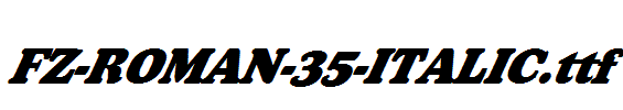 FZ-ROMAN-35-ITALIC.ttf