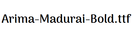 Arima-Madurai-Bold.ttf