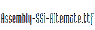 Assembly-SSi-Alternate.ttf