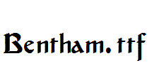 Bentham.ttf