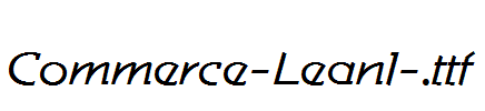 Commerce-Lean1-.ttf