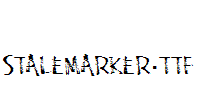 StaleMarker.ttf