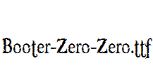 Booter-Zero-Zero.ttf