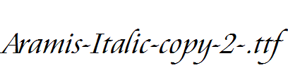 Aramis-Italic-copy-2-.ttf