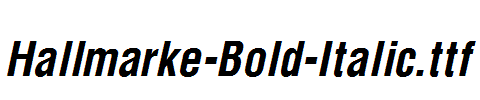 Hallmarke-Bold-Italic.ttf