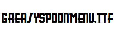 GreasySpoonMenu.ttf