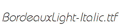 BordeauxLight-Italic.ttf