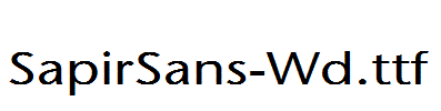 SapirSans-Wd.ttf