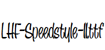 LHF-Speedstyle-II.ttf