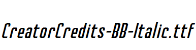 CreatorCredits-BB-Italic.ttf