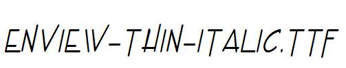 Enview-Thin-Italic.ttf