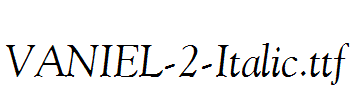 VANIEL-2-Italic.ttf