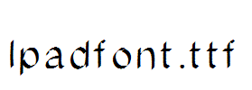 Ipadfont.ttf