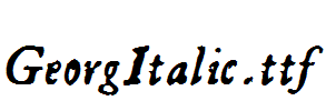 GeorgItalic.ttf