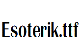 Esoterik.ttf