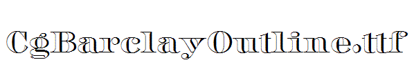 CgBarclayOutline.ttf