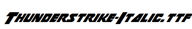 Thunderstrike-Italic.ttf