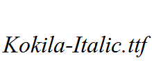 Kokila-Italic.ttf