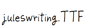 juleswriting.ttf