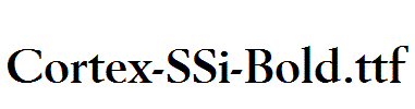 Cortex-SSi-Bold.ttf