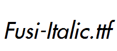 Fusi-Italic.ttf