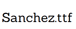 Sanchez.ttf