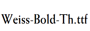 Weiss-Bold-Th.ttf