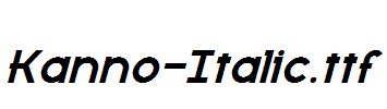 Kanno-Italic.ttf