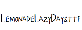 LemonadeLazyDays.ttf