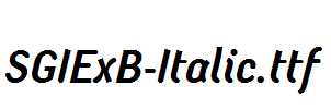 SGIExB-Italic.ttf