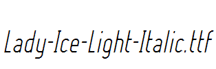 Lady-Ice-Light-Italic.ttf