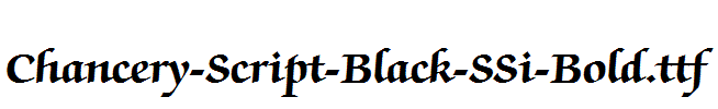 Chancery-Script-Black-SSi-Bold.ttf