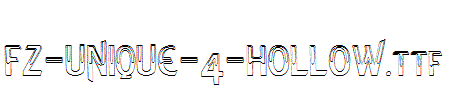 FZ-UNIQUE-4-HOLLOW.ttf