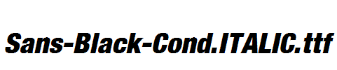 Sans-Black-Cond.ITALIC.ttf