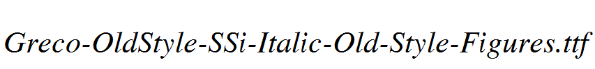 Greco-OldStyle-SSi-Italic-Old-Style-Figures.ttf