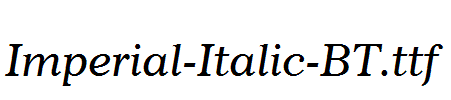 Imperial-Italic-BT.ttf