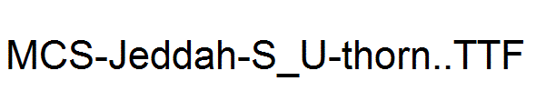 MCS-Jeddah-S_U-thorn..ttf