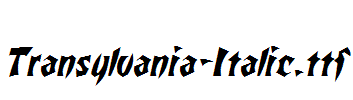 Transylvania-Italic.ttf