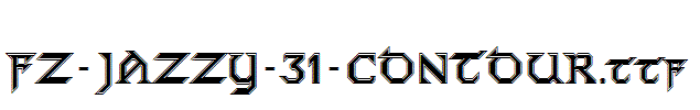 FZ-JAZZY-31-CONTOUR.ttf