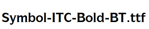 Symbol-ITC-Bold-BT.ttf