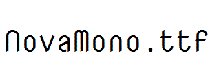 NovaMono.ttf