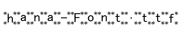 hana-Font.ttf