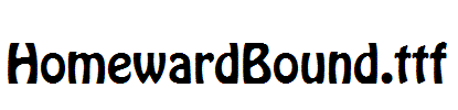 HomewardBound.ttf